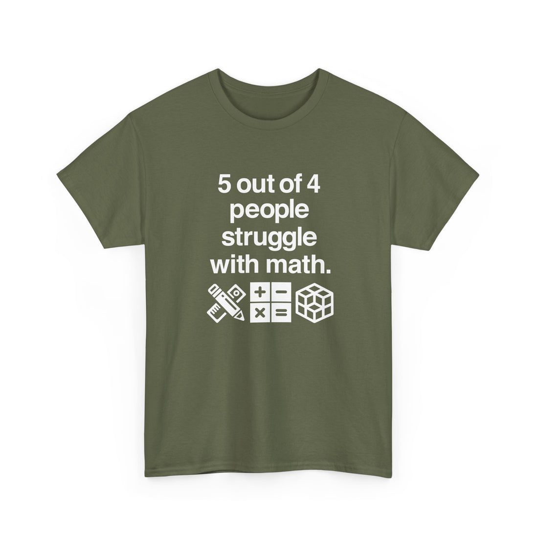Five Out Of Four People - Regular Unisex Crewneck T-Shirt