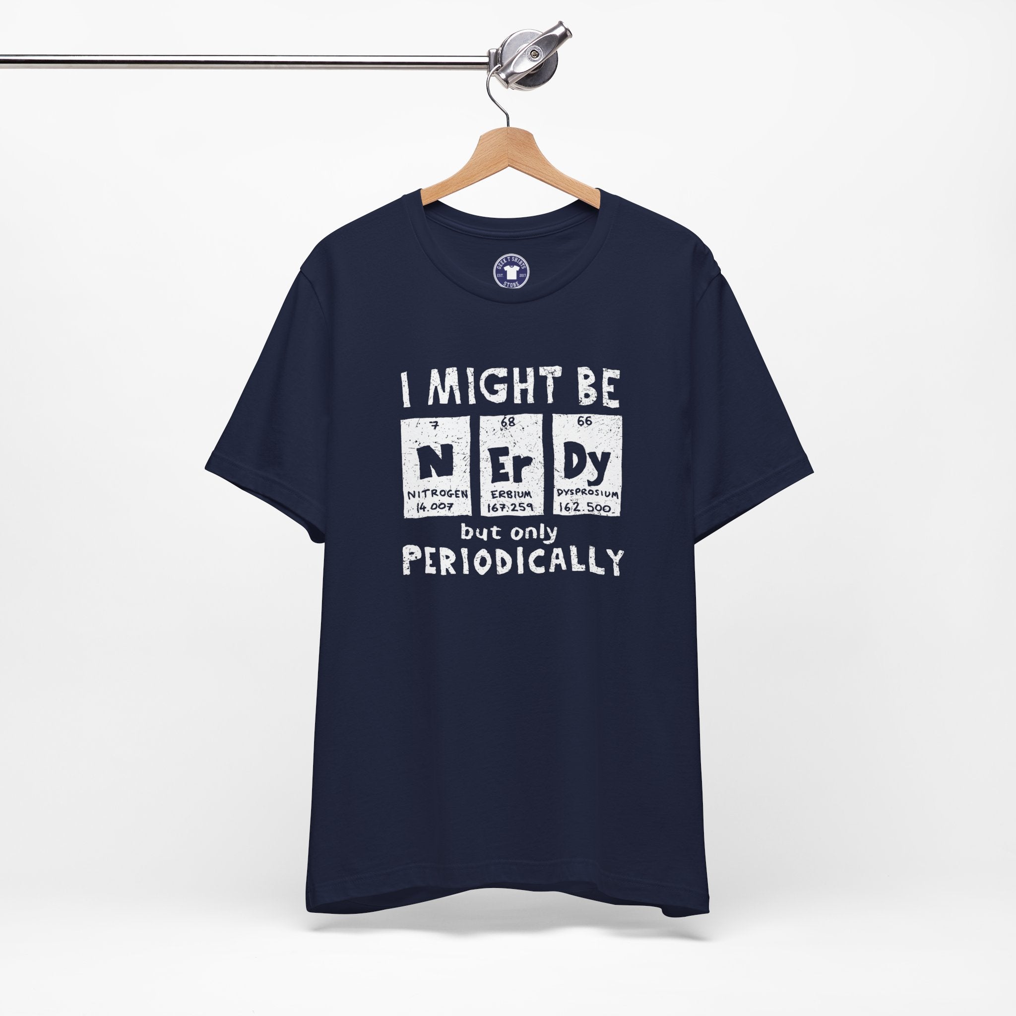 I Might Be Nerdy Periodically - Premium Unisex Crewneck T-Shirt