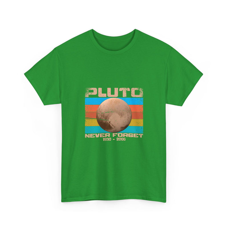 Pluto Never Forget T-Shirt, Retro Vintage Planet Tee, Space Lover Gift, Geek T-Shirt, Nerd Shirt, Astronomy Art Shirt, Solar System Top
