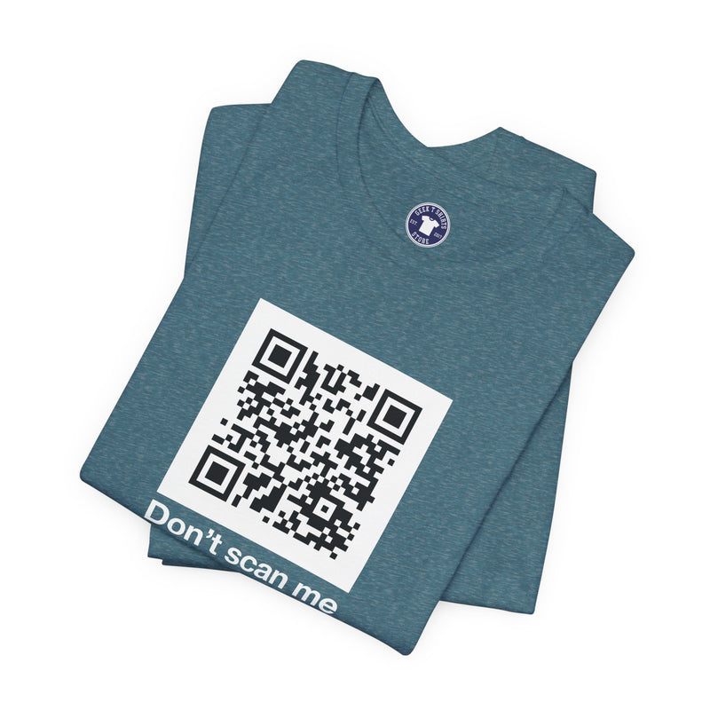 Qr Code Prank - Rick Astley - Dont Scan Me - Premium Unisex Crewneck T-Shirt