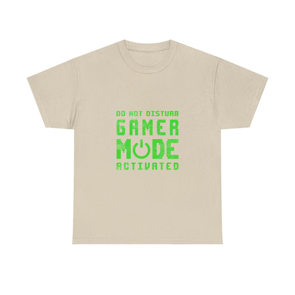Gamer Mode Activated T-Shirt, Do Not Disturb Tee, Geek T-Shirt, Nerd Shirt, Video Game Lover Gift, Retro Style, Power Symbol Design