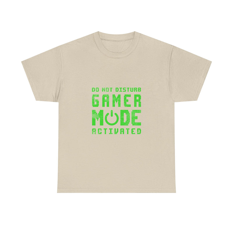 Gamer Mode Activated T-Shirt, Do Not Disturb Tee, Geek T-Shirt, Nerd Shirt, Video Game Lover Gift, Retro Style, Power Symbol Design