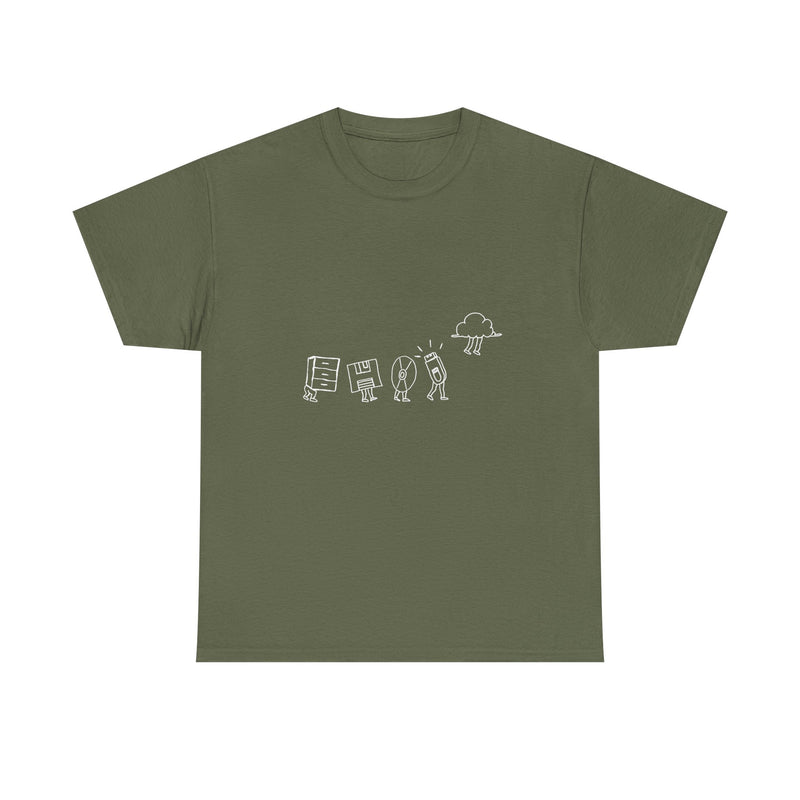 Retro Tech Evolution T-Shirt, Geek T-Shirt, Nerd Shirt, Vintage Computer Art Tee, Tech History Gift, Fun Science Shirt, Digital Age Top