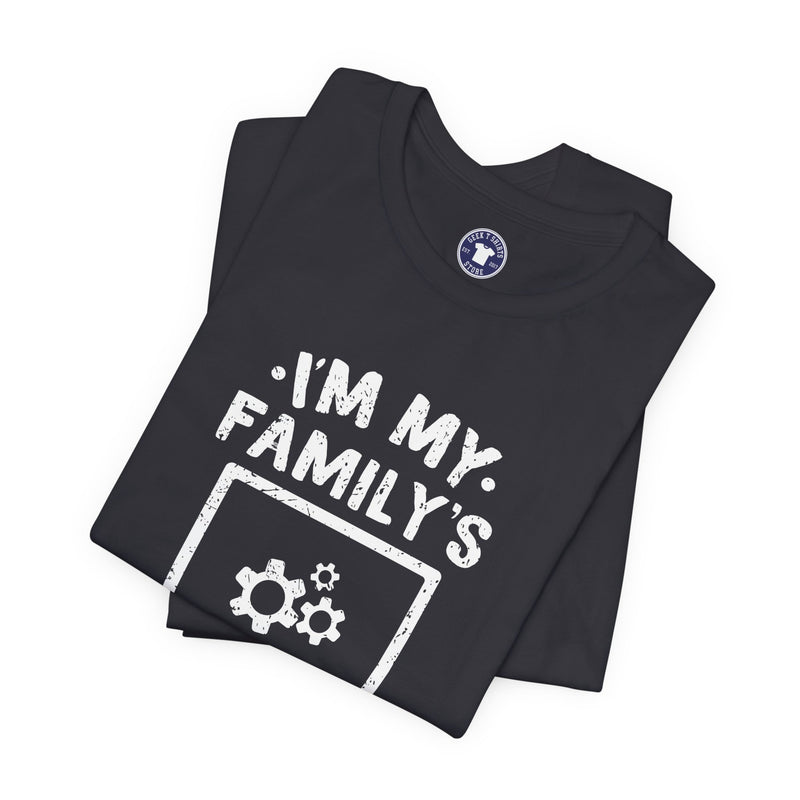 I'm My Family's Unpaid Tech Support - Premium Unisex Crewneck T-Shirt