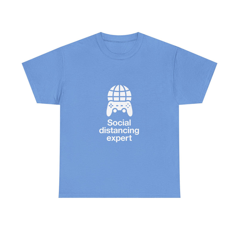 Social Distancing Expert T-Shirt, Gamer Tee, Video Game Controller Shirt, Geek T-Shirt, Nerd Shirt, Social Gamer Gift, Online Gaming Apparel