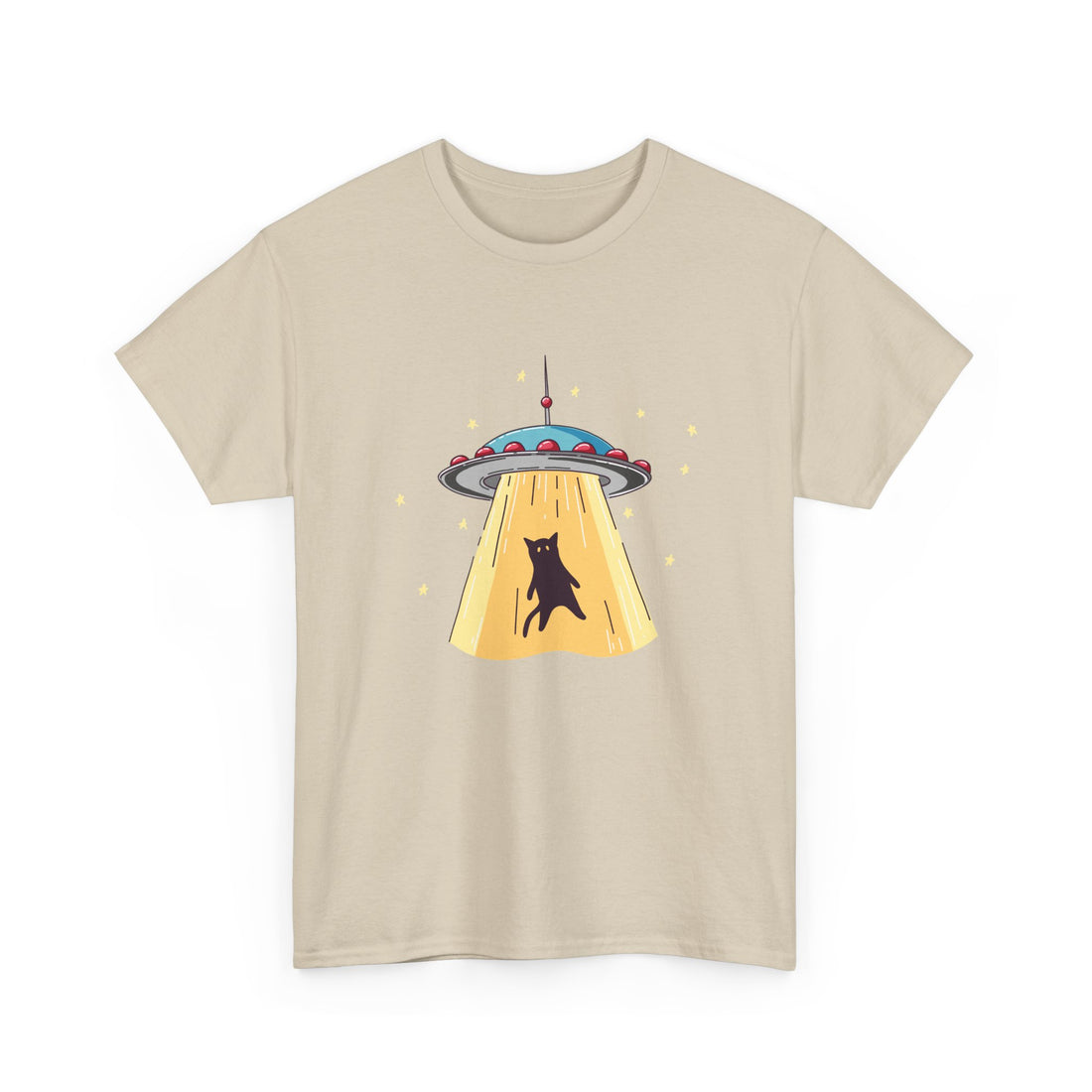 Cat Ufo Abduction - Ufo Shirt - Regular Unisex Crewneck T-Shirt