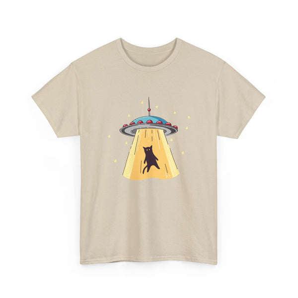 Cat Ufo Abduction - Ufo Shirt - Regular Unisex Crewneck T-Shirt
