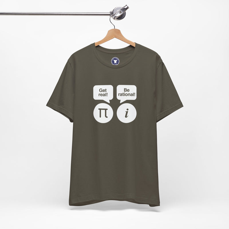 Get Real Be Rational - Premium Unisex Crewneck T-Shirt