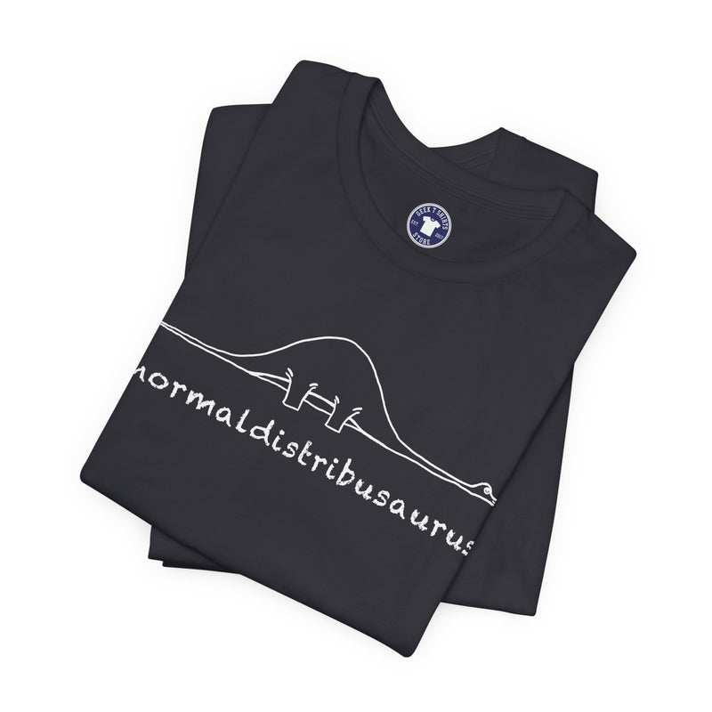 Math Statistics - Normaldistribusaurus - Premium Unisex Crewneck T-Shirt