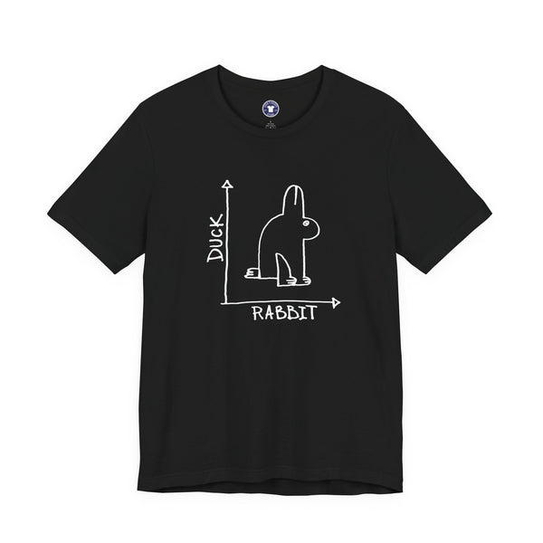 Rabbit-Duck Paradox - Premium Unisex Crewneck T-Shirt