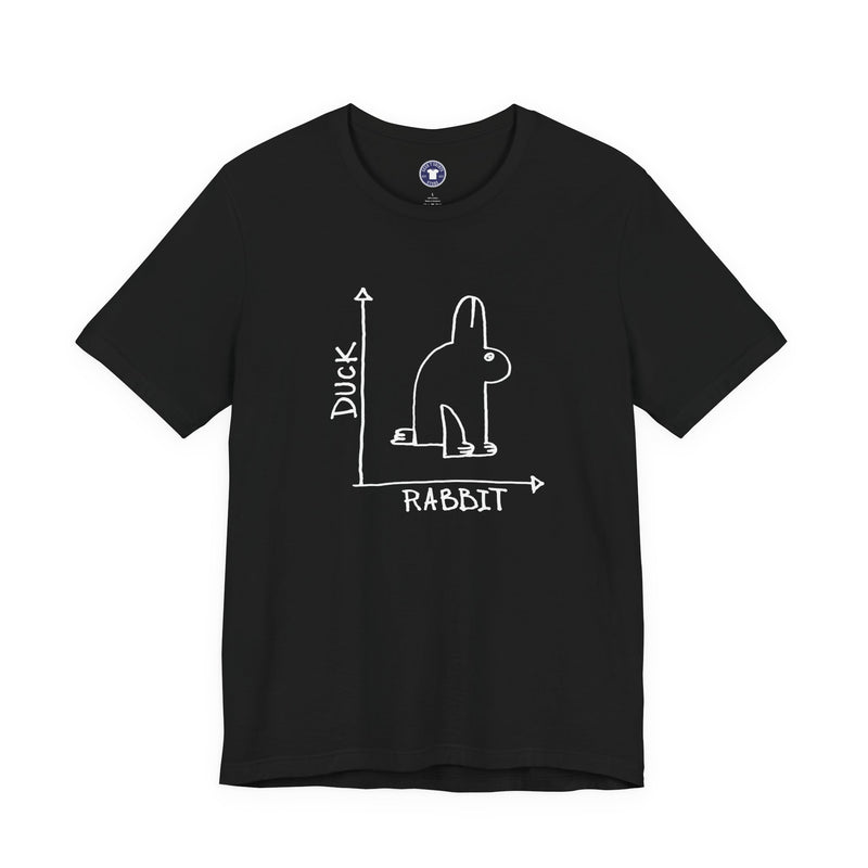 Rabbit-Duck Paradox - Premium Unisex Crewneck T-Shirt