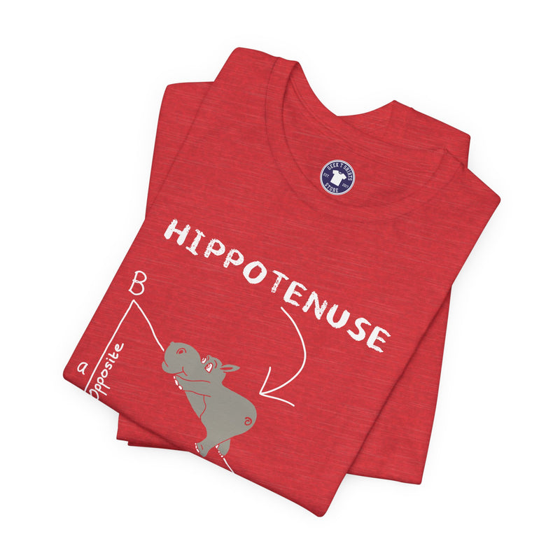 Geometry Hippotenuse Hypotenuse - Premium Unisex Crewneck T-Shirt
