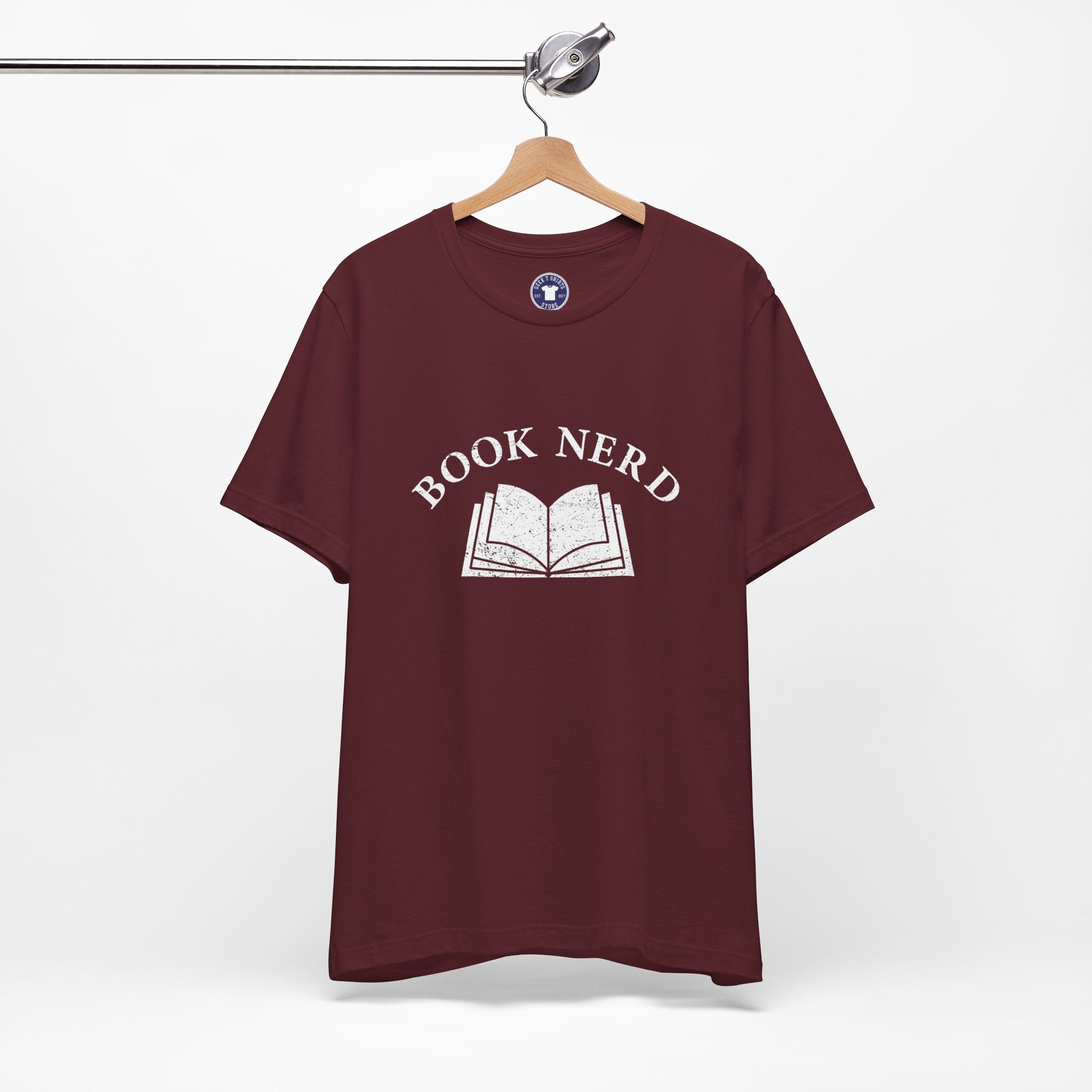 Book Nerd - Premium Unisex Crewneck T-Shirt