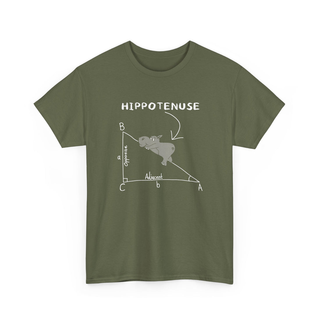 Geometry Hippotenuse Hypotenuse - Regular Unisex Crewneck T-Shirt