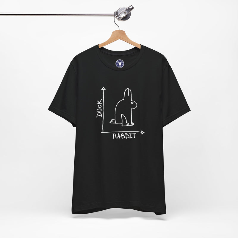 Rabbit-Duck Paradox - Premium Unisex Crewneck T-Shirt
