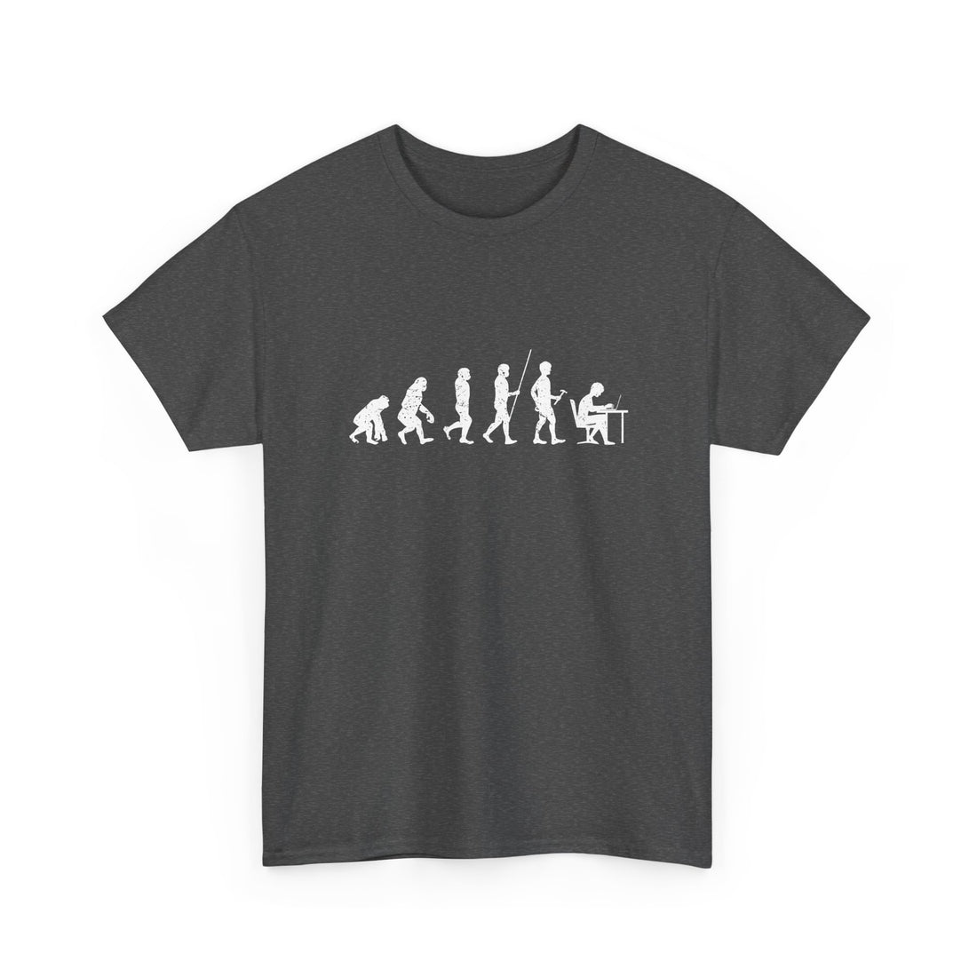 The Evolution To Coders - Regular Unisex Crewneck T-Shirt
