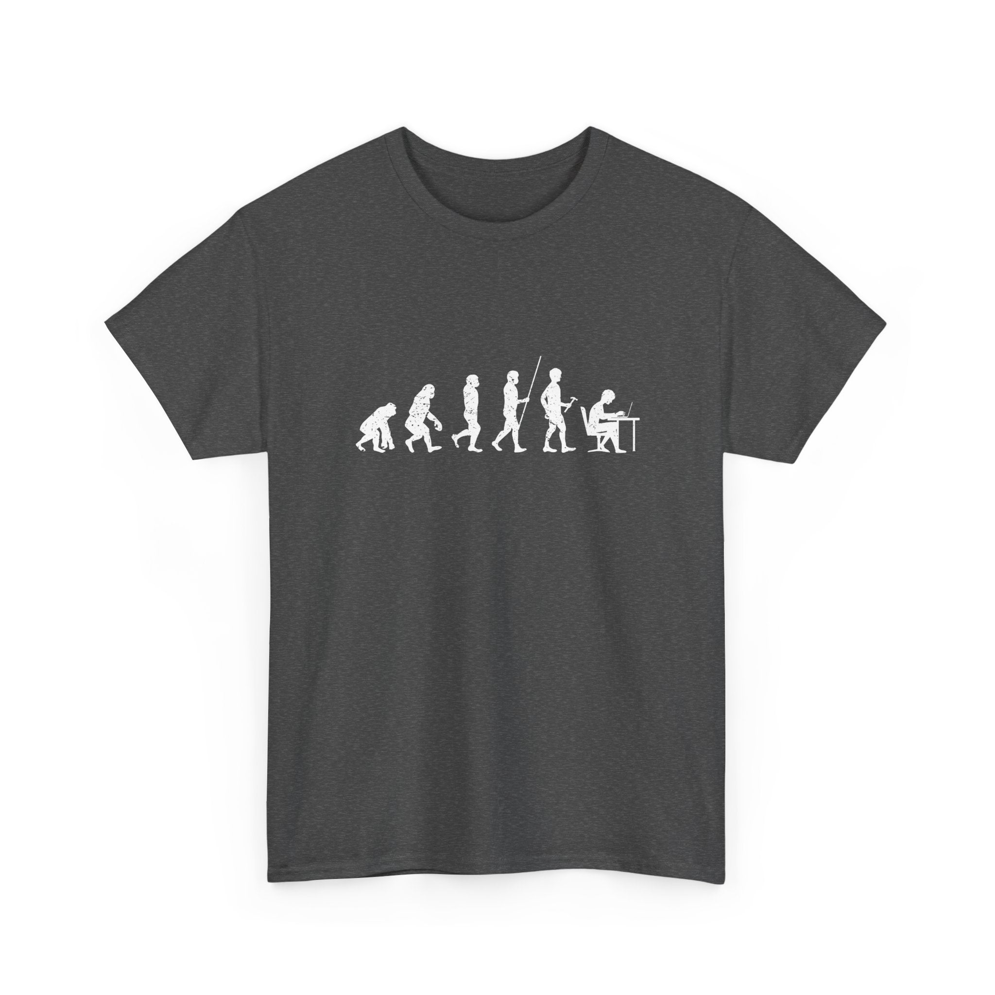 The Evolution To Coders - Regular Unisex Crewneck T-Shirt