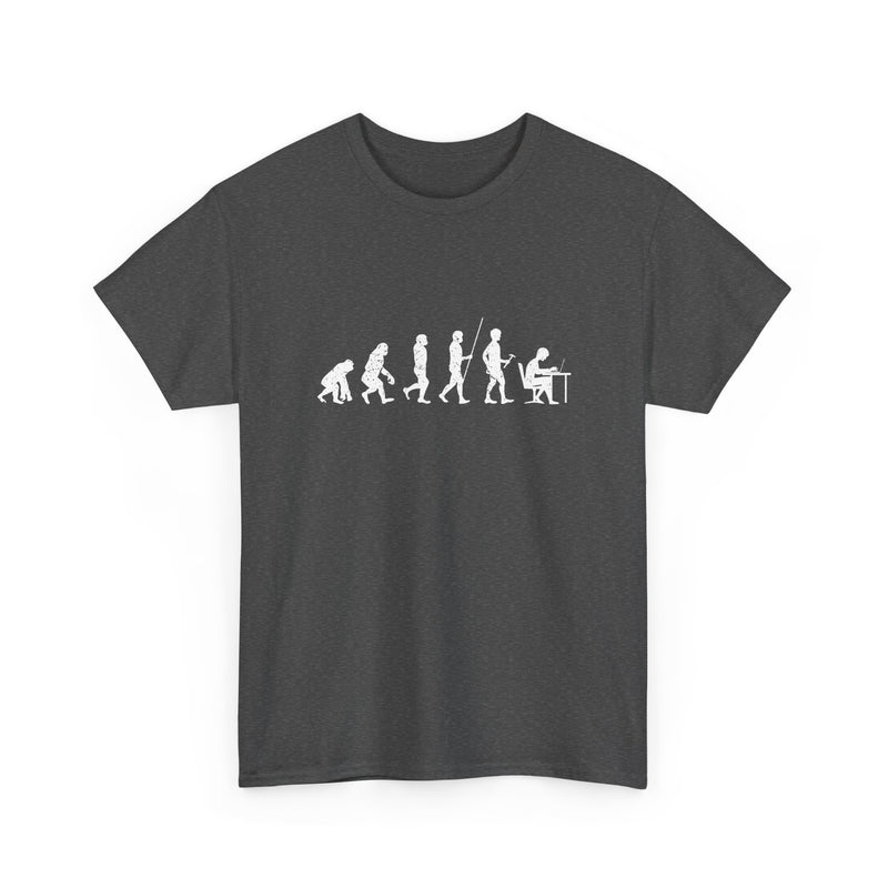 The Evolution To Coders - Regular Unisex Crewneck T-Shirt