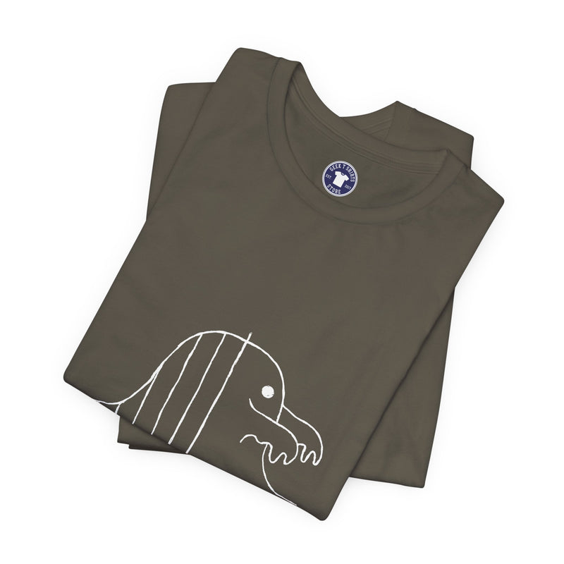 Math Statistics Paranormal Distribution Ghost - Premium Unisex Crewneck T-Shirt