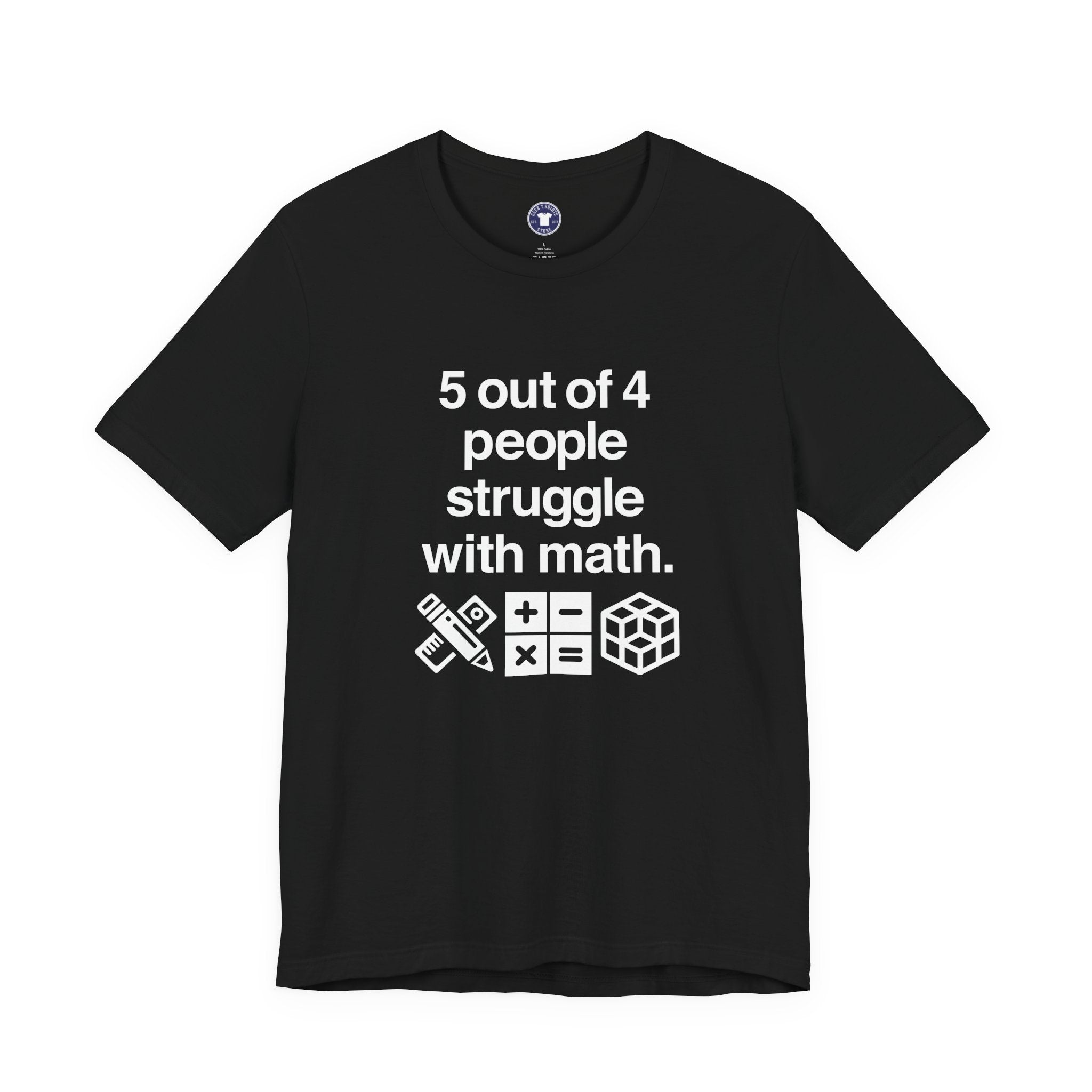 Five Out Of Four People - Premium Unisex Crewneck T-Shirt