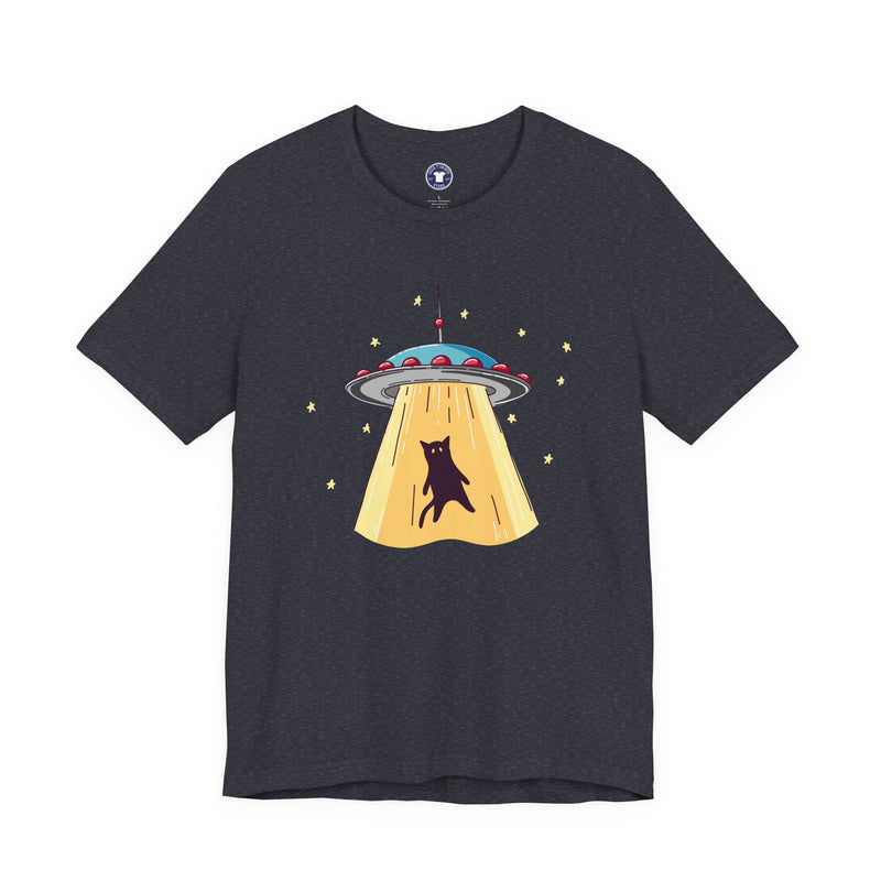 Cat Ufo Abduction - Ufo Shirt - Premium Unisex Crewneck T-Shirt