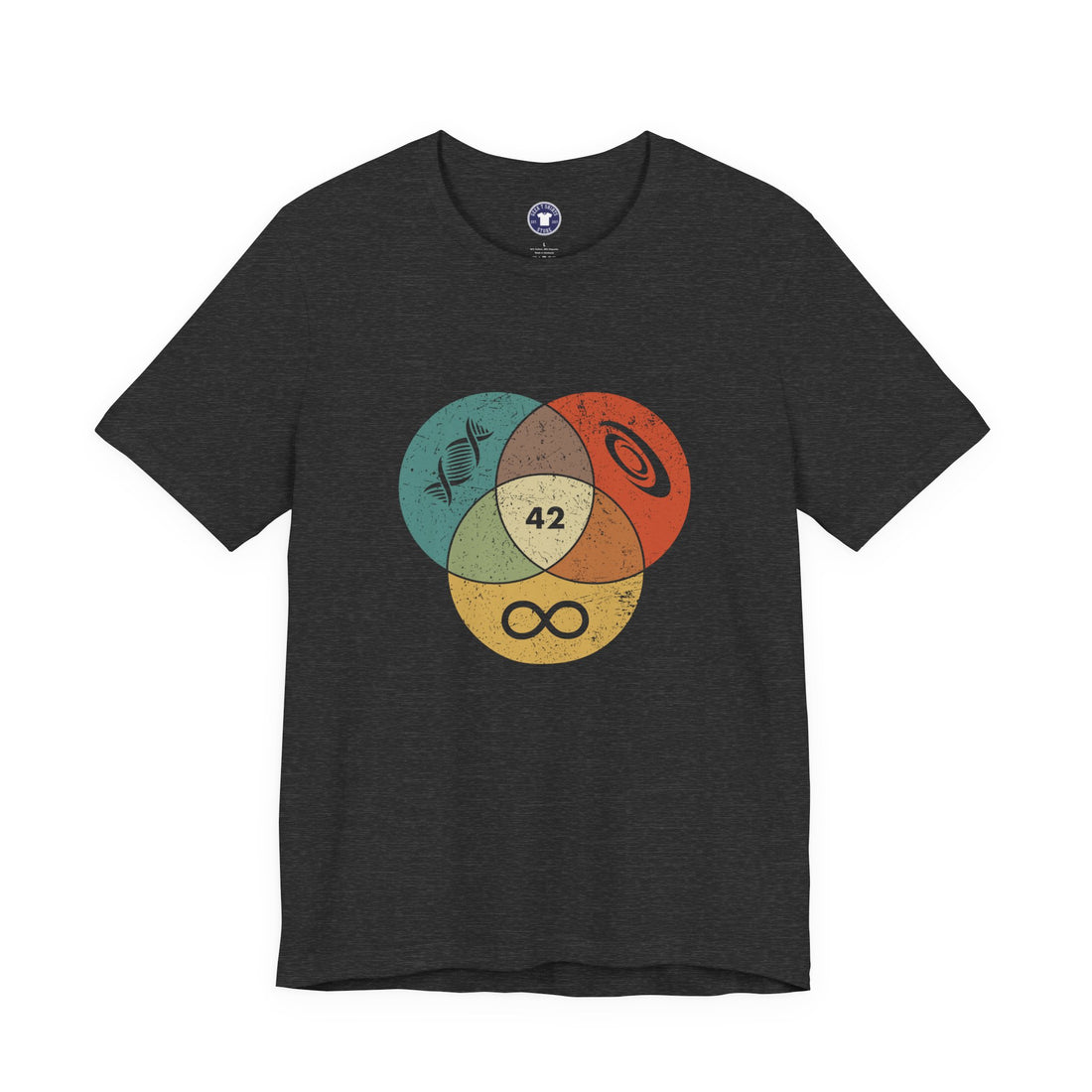42 Answer To Life The Universe And Everything - Color Version - Premium Unisex Crewneck T-Shirt