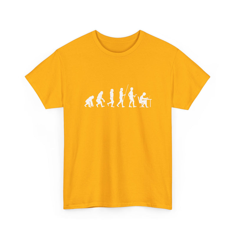 The Evolution To Coders - Regular Unisex Crewneck T-Shirt