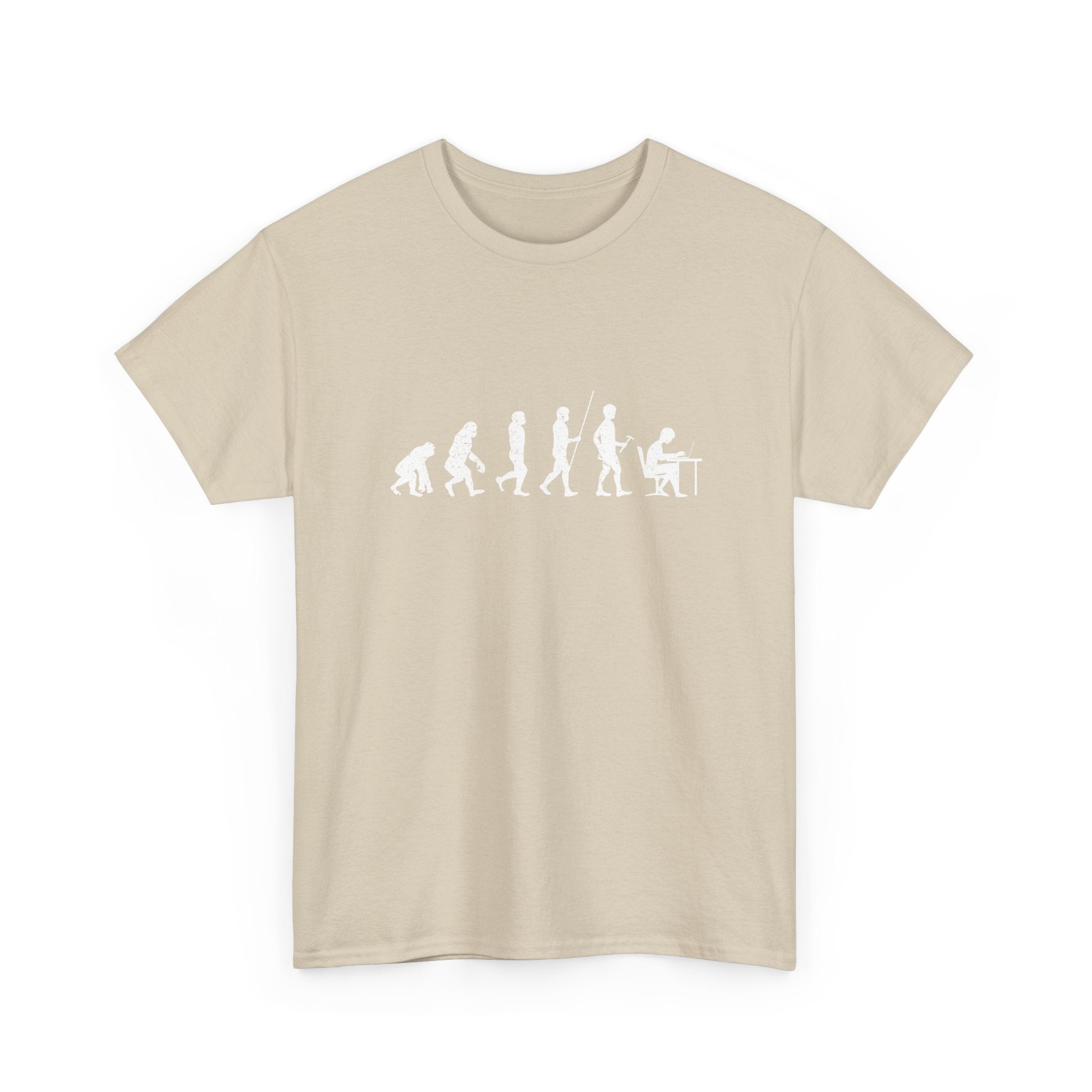 The Evolution To Coders - Regular Unisex Crewneck T-Shirt