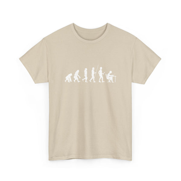 Evolution of Man T-Shirt, Humorous Science Tee, Geek T-Shirt, Nerd Shirt, Funny Evolution Graphic, Casual Wear Gift, Unique Art Apparel