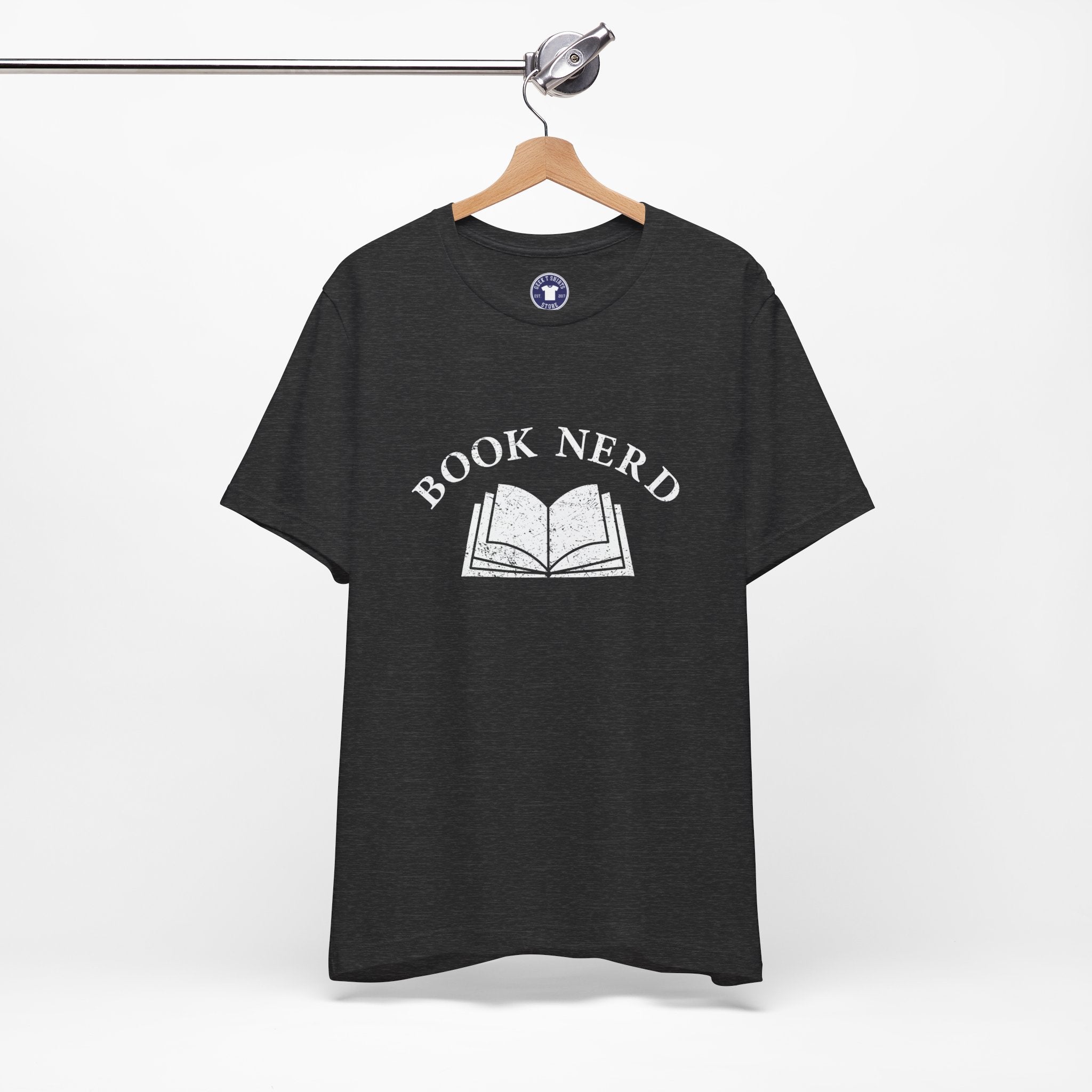 Book Nerd - Premium Unisex Crewneck T-Shirt