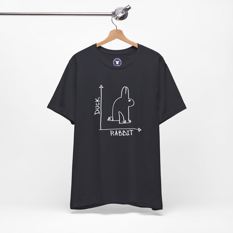 Rabbit-Duck Paradox - Premium Unisex Crewneck T-Shirt