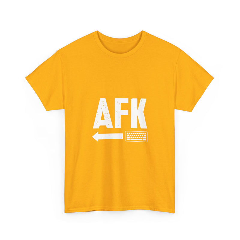 AFK Keyboard T-Shirt, Gamer Tee, Keyboard Lover Gift, Geek T-Shirt, Nerd Shirt, Video Game Apparel, Computer Humor Top, Casual Wear