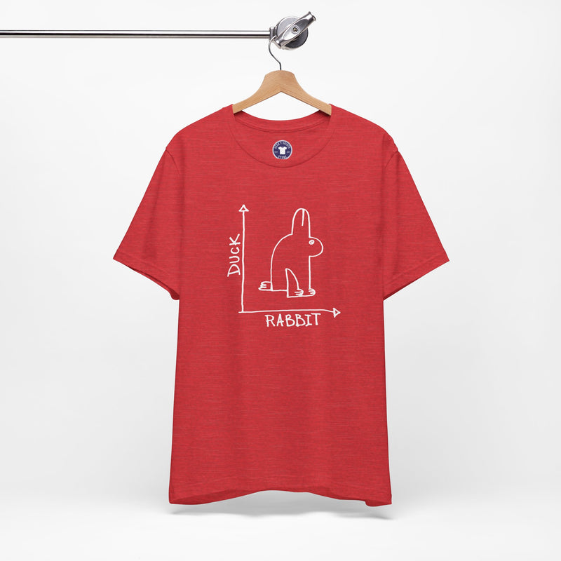Rabbit-Duck Paradox - Premium Unisex Crewneck T-Shirt