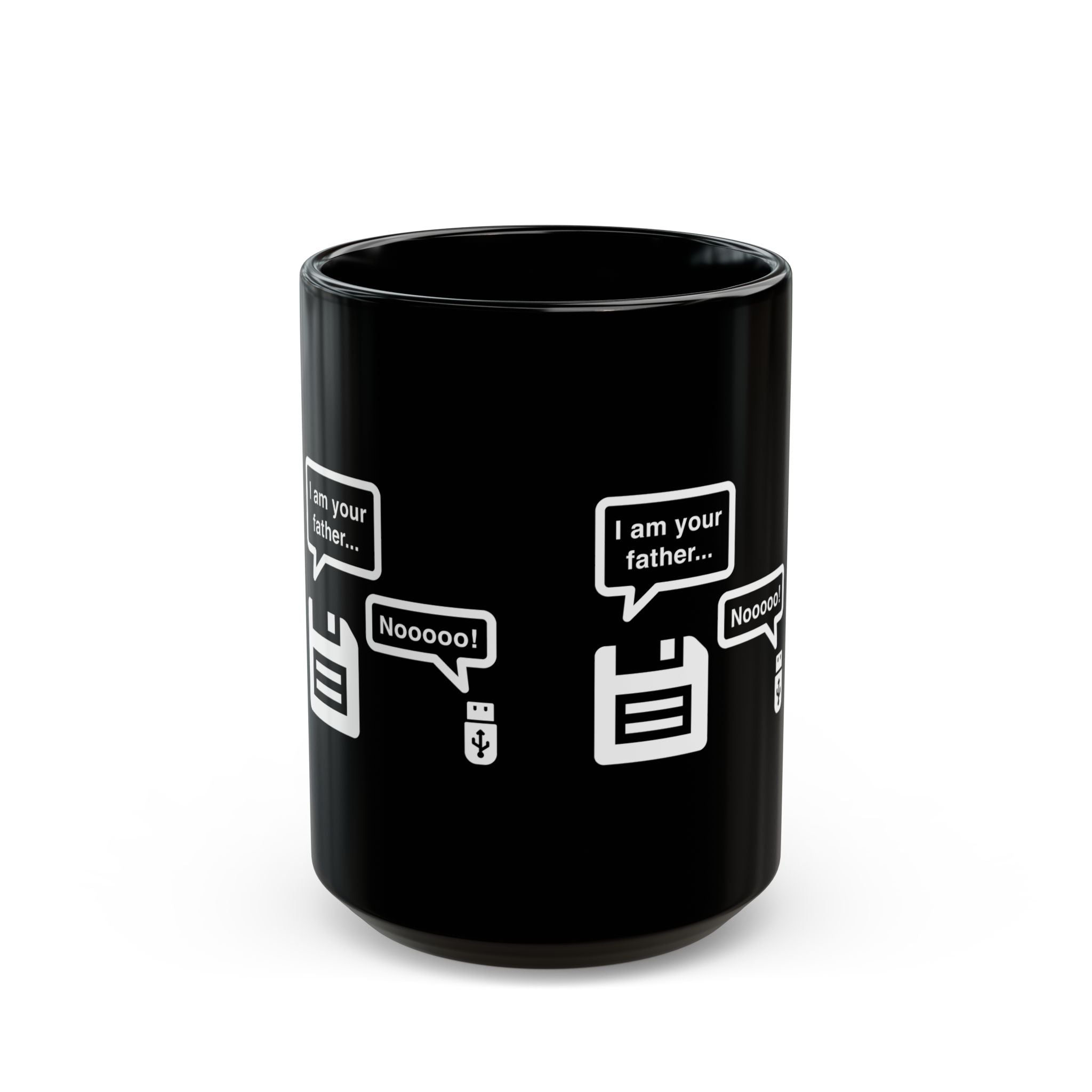 I Am Your Father - USB Drive - Black Glossy Mug
