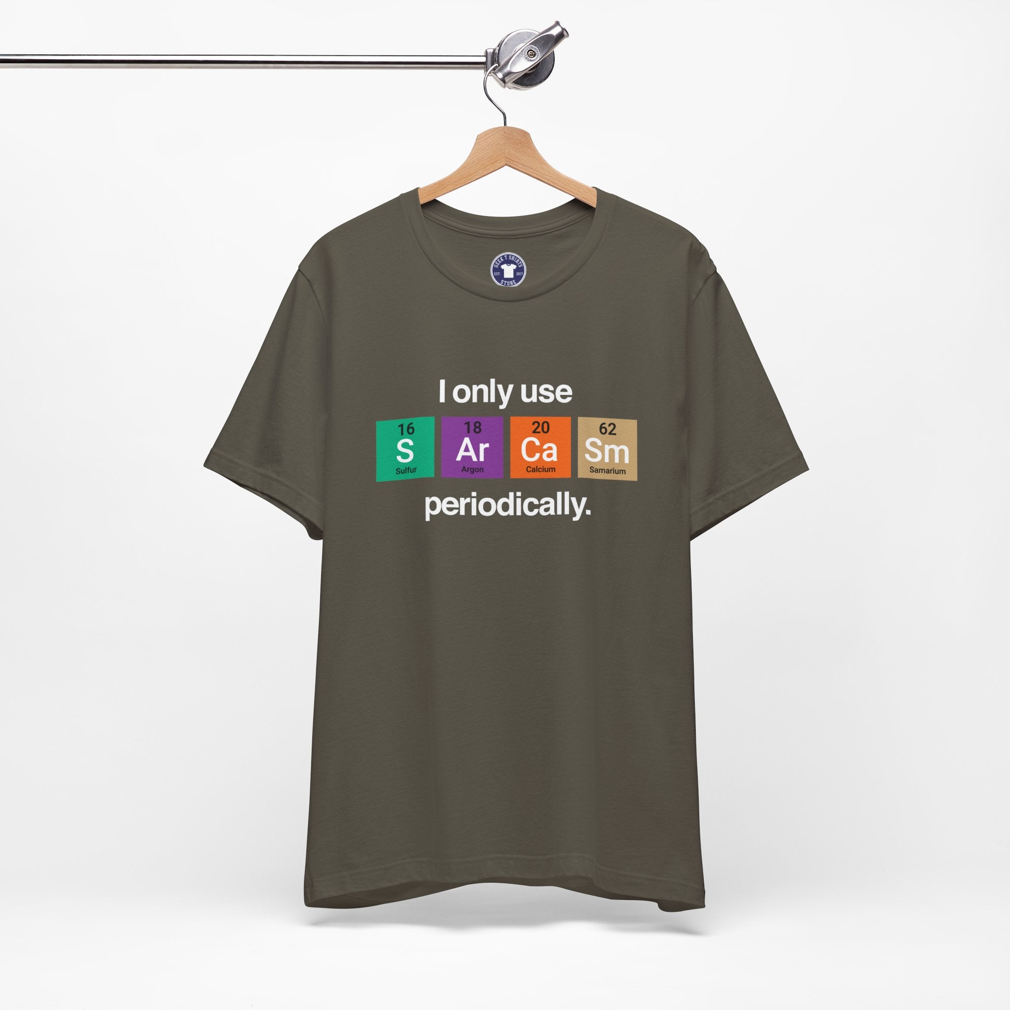 I Only Use Sarcasm Periodically - Premium Unisex Crewneck T-Shirt