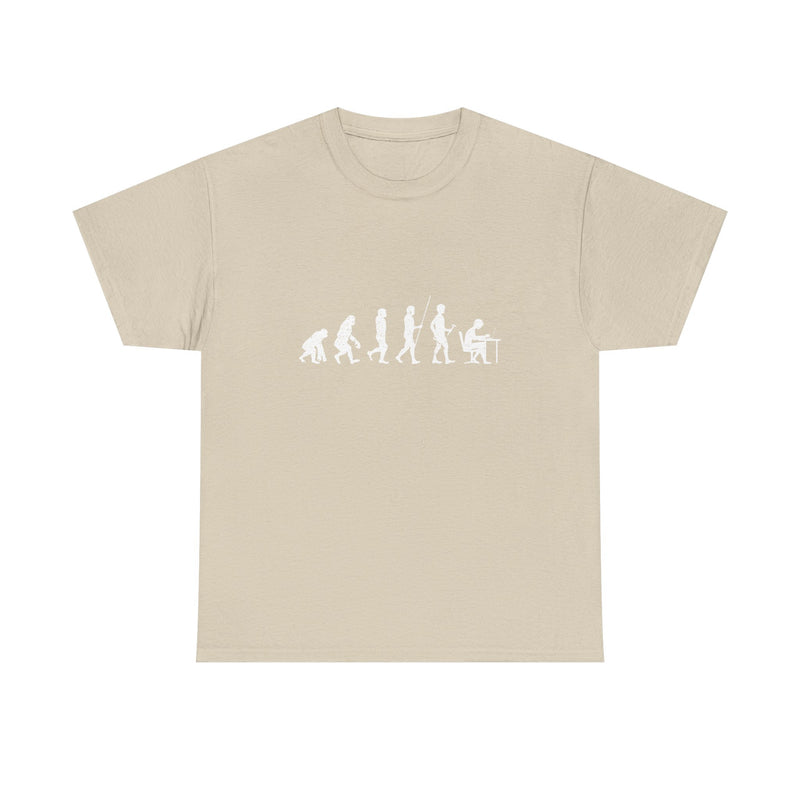 Evolution of Man T-Shirt, Humorous Science Tee, Geek T-Shirt, Nerd Shirt, Funny Evolution Graphic, Casual Wear Gift, Unique Art Apparel