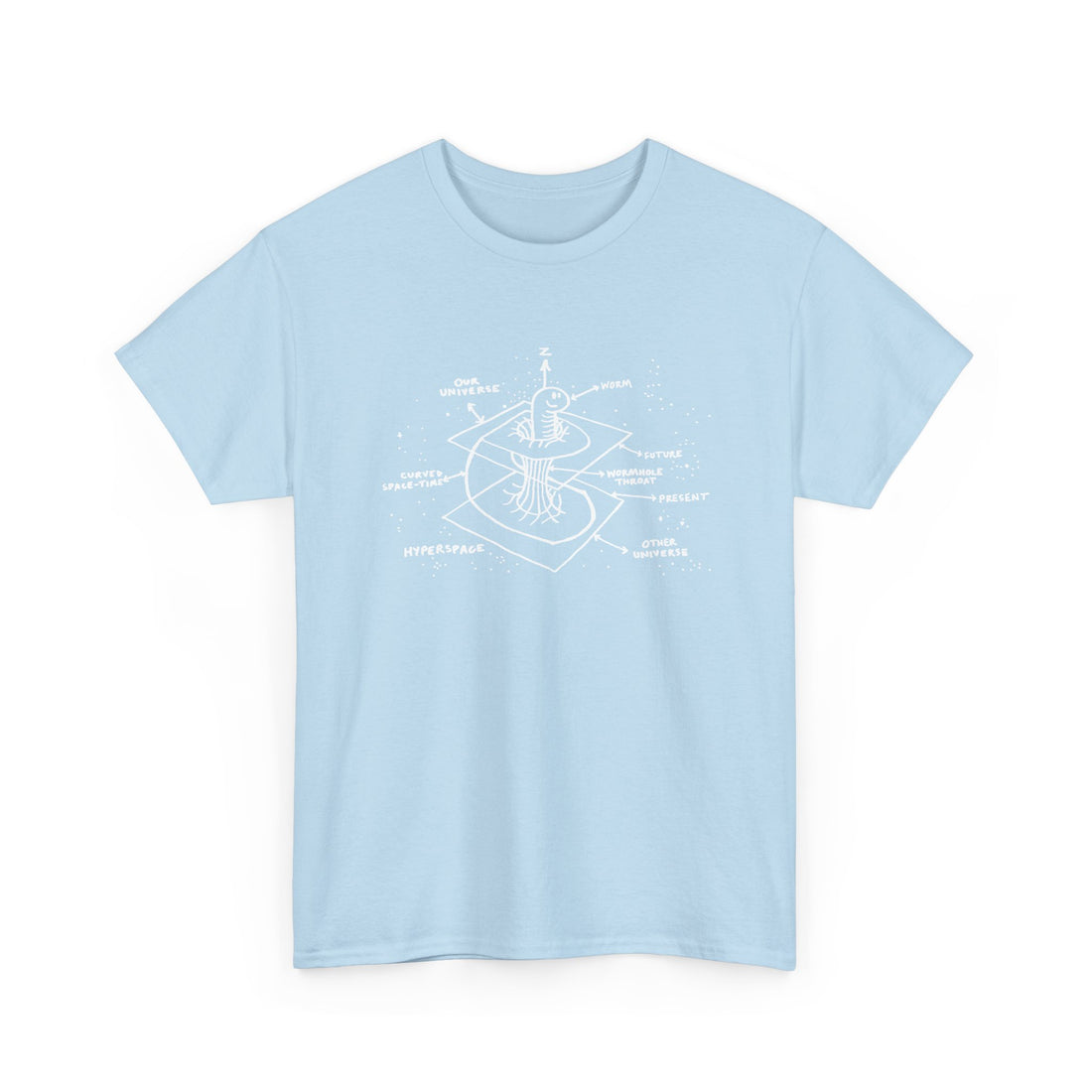 Time Warp Physics Wormhole - Regular Unisex Crewneck T-Shirt