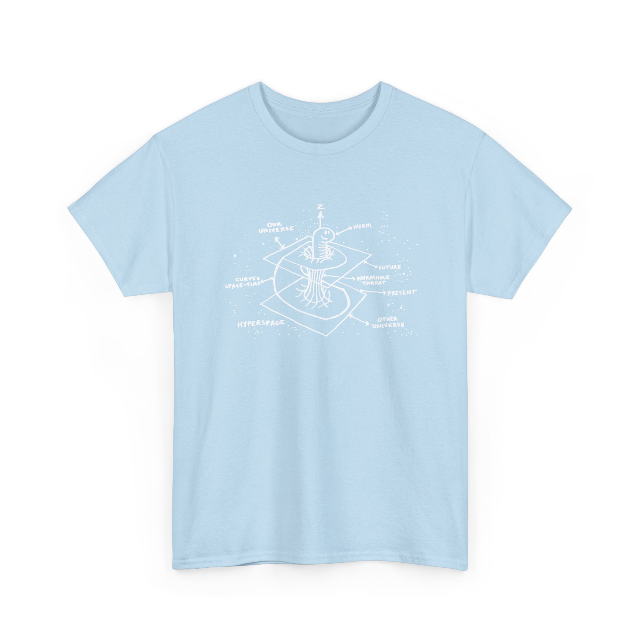 Time Warp Physics Wormhole -  Unisex Crewneck T-Shirt