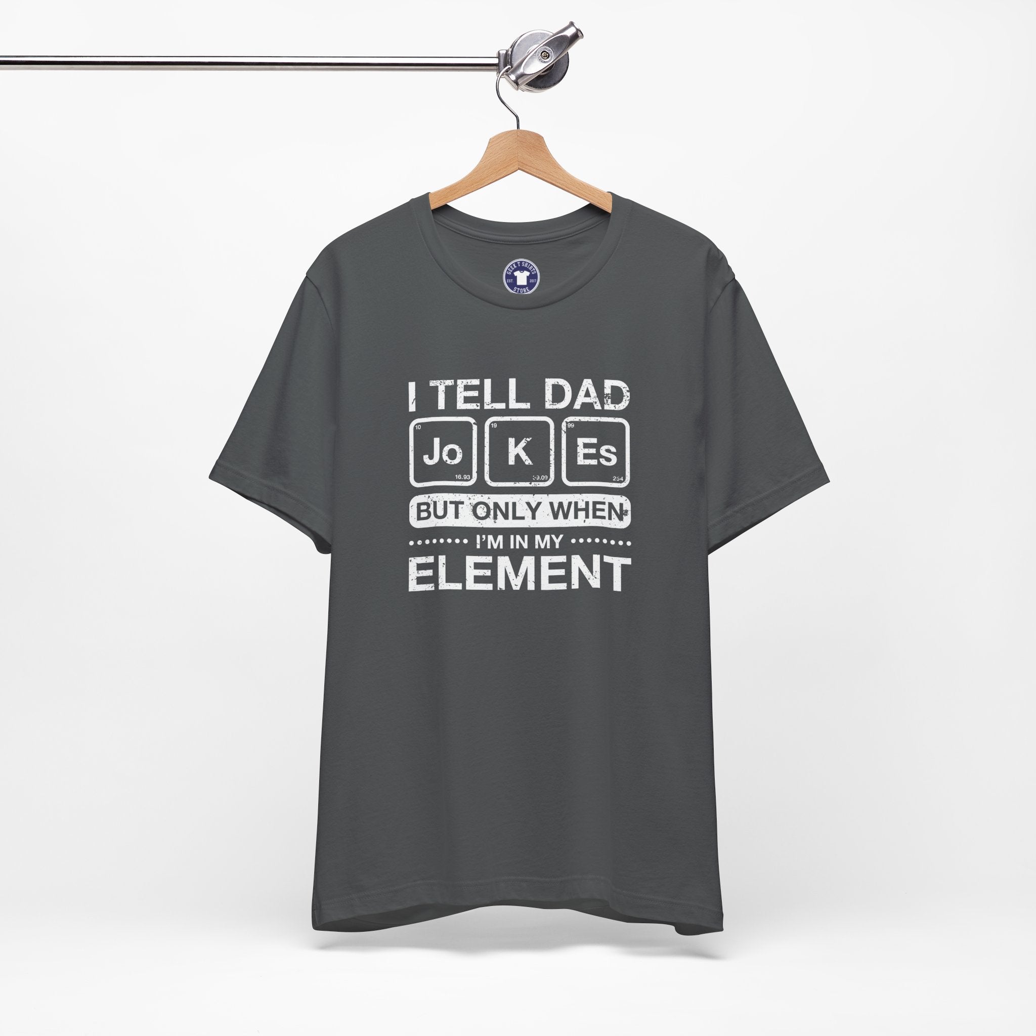 I Tell Dad Jokes - But Only When I'm In My Element - Premium Unisex Crewneck T-Shirt