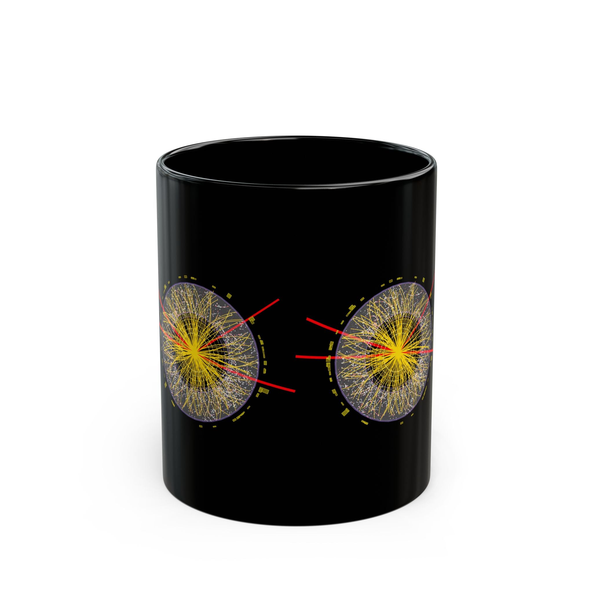 Birth Of The Higgs Boson - Black Glossy Mug