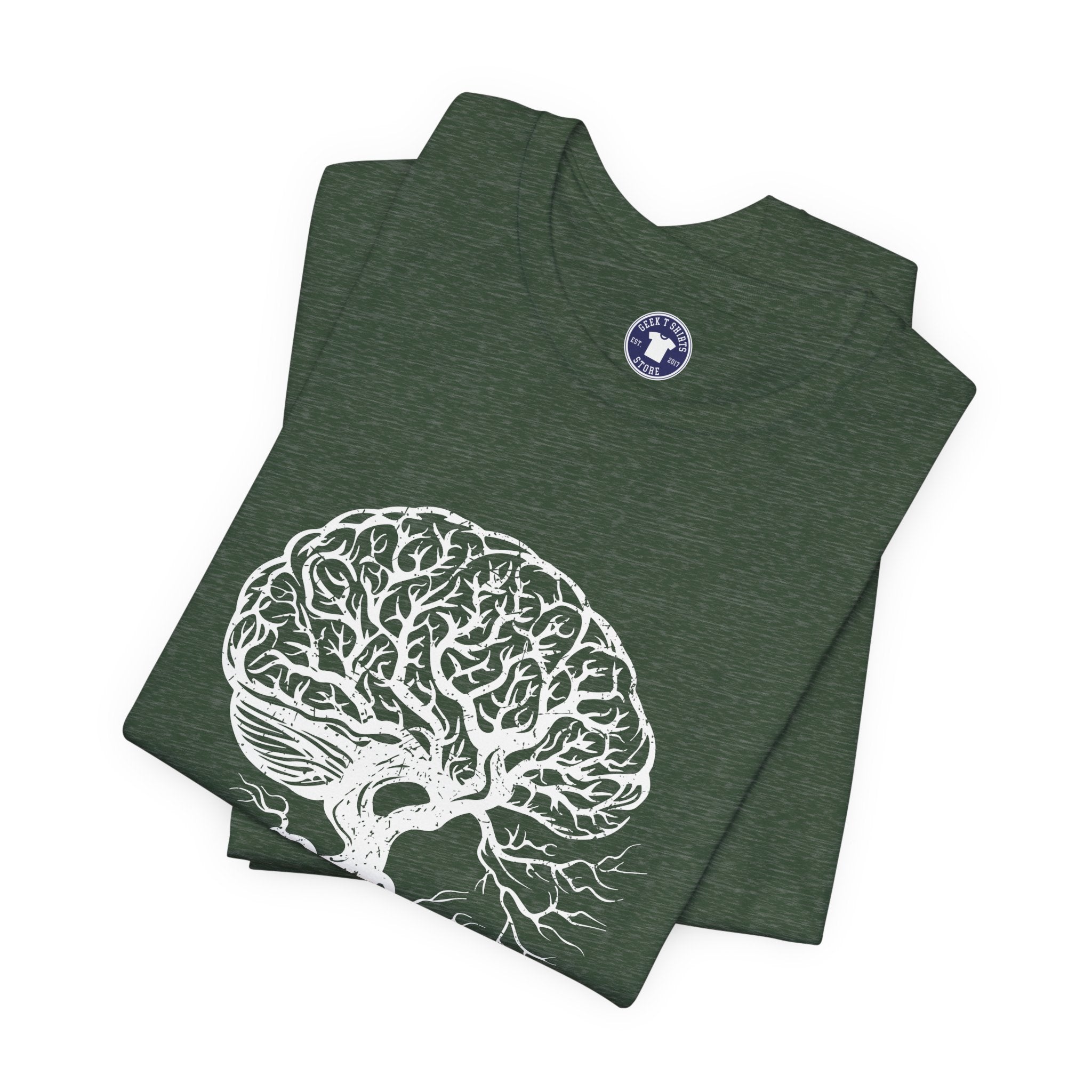Brain Tree - Premium Unisex Crewneck T-Shirt