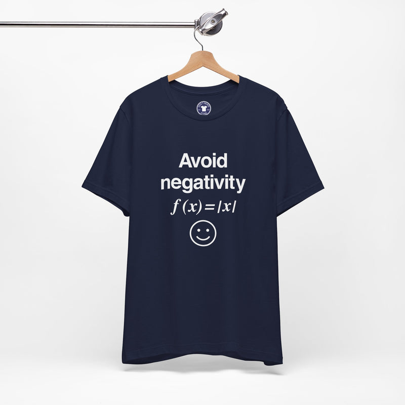 Avoid Negativity - Premium Unisex Crewneck T-Shirt