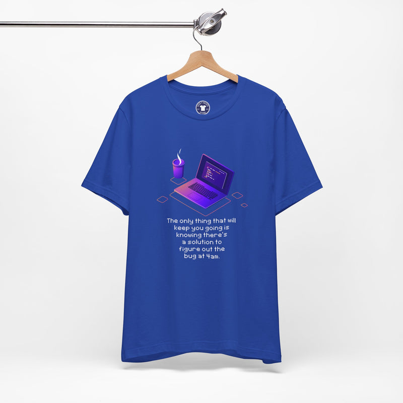 Figure Out The Bug At 4am - Premium Unisex Crewneck T-Shirt