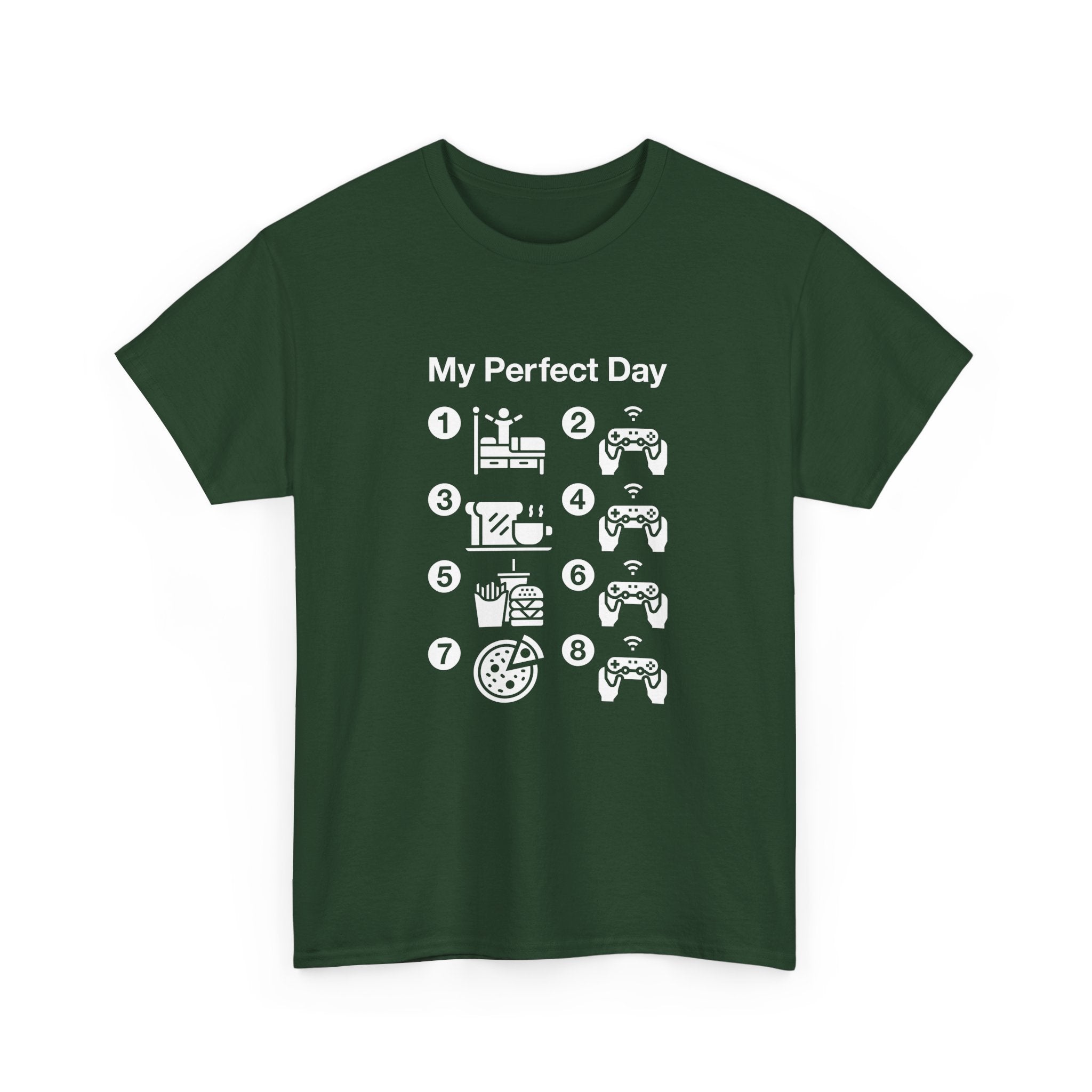 My Perfect Day Gaming -  Unisex Crewneck T-Shirt