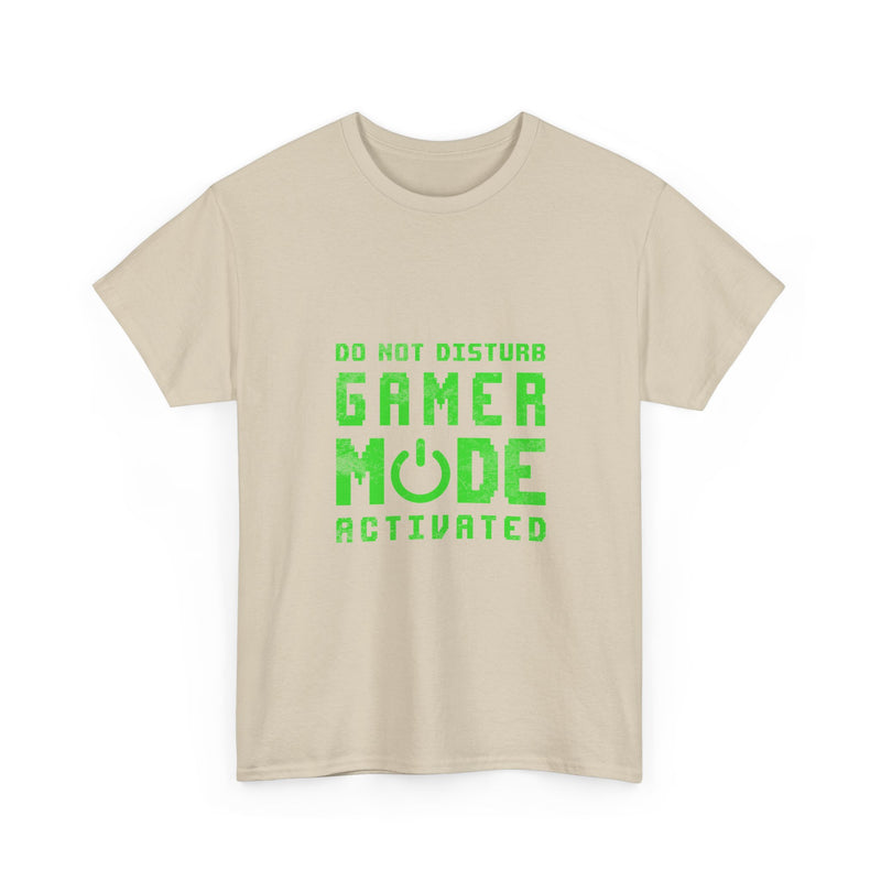 Gamer Mode Activated T-Shirt, Do Not Disturb Tee, Geek T-Shirt, Nerd Shirt, Video Game Lover Gift, Retro Style, Power Symbol Design