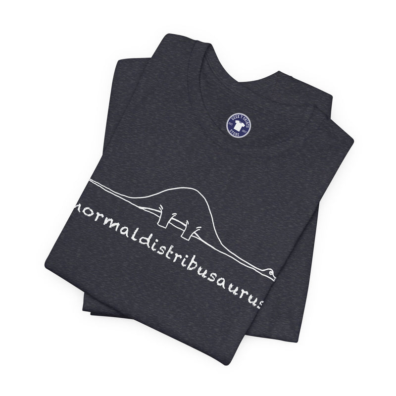 Math Statistics - Normaldistribusaurus - Premium Unisex Crewneck T-Shirt