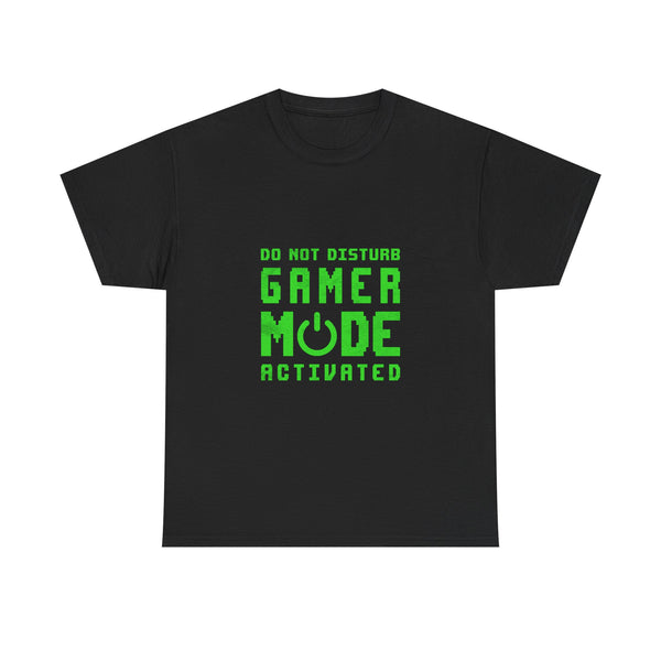 Gamer Mode Activated T-Shirt, Do Not Disturb Tee, Geek T-Shirt, Nerd Shirt, Video Game Lover Gift, Retro Style, Power Symbol Design