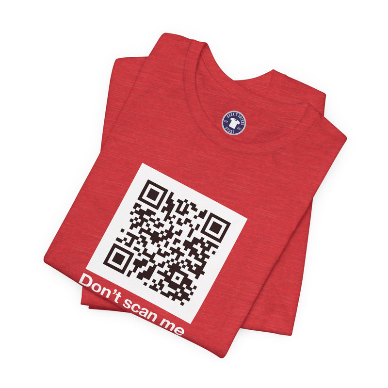 Qr Code Prank - Rick Astley - Dont Scan Me - Premium Unisex Crewneck T-Shirt