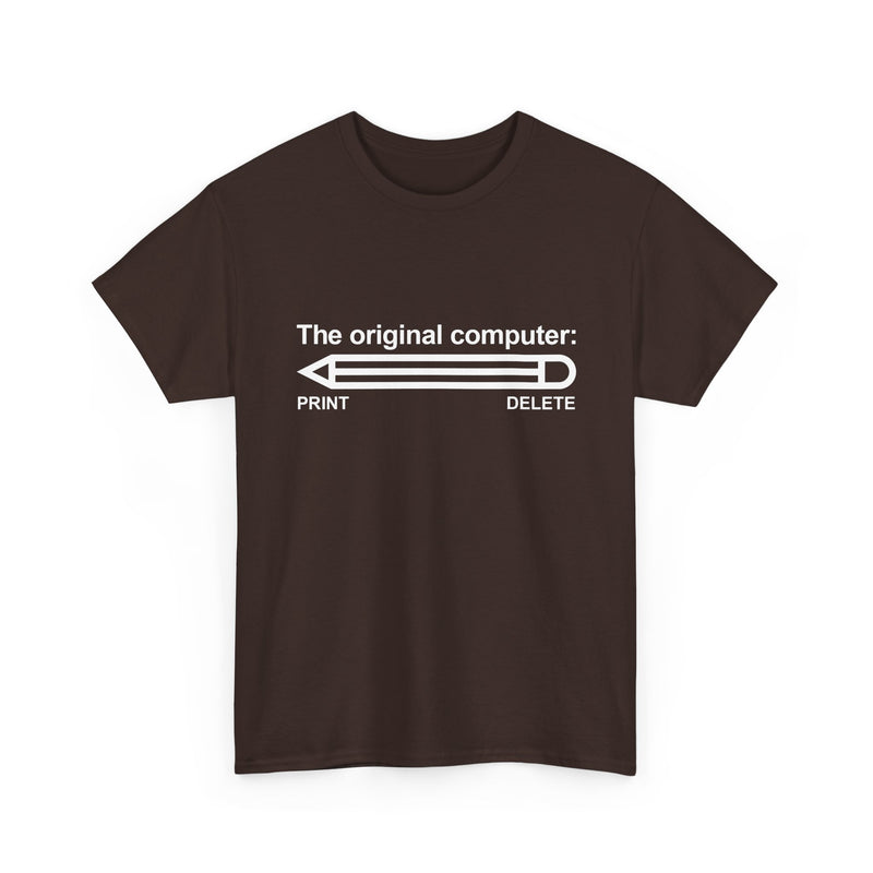 The Original Computer - Nerd Shirt - It Shirt - Regular Unisex Crewneck T-Shirt