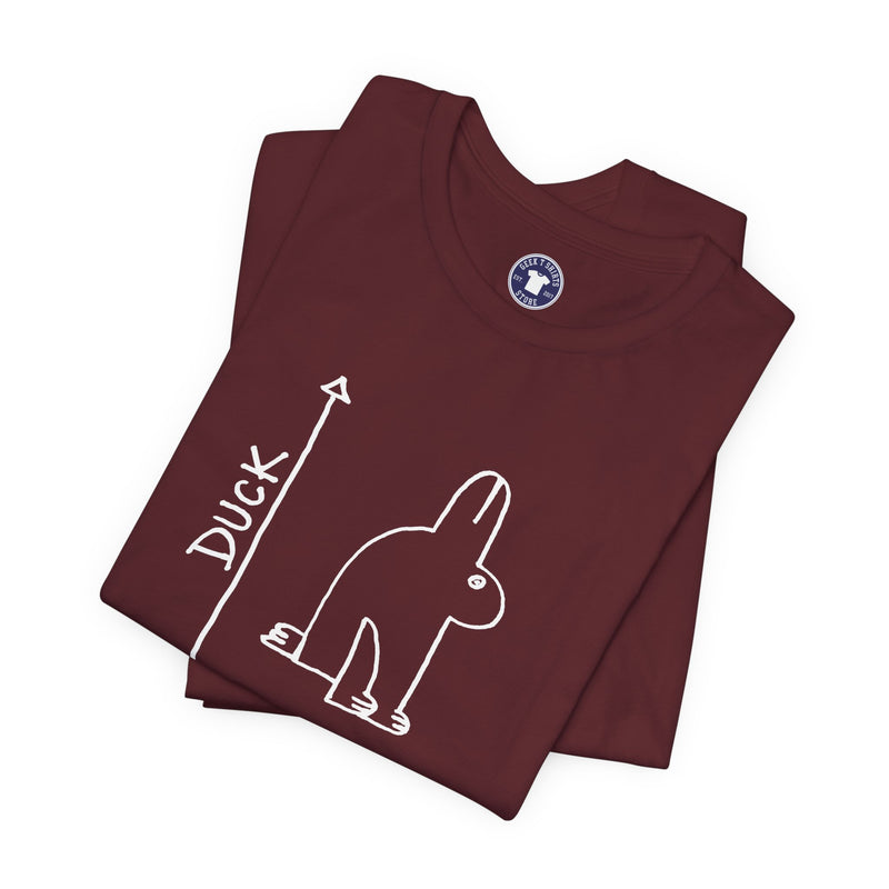 Rabbit-Duck Paradox - Premium Unisex Crewneck T-Shirt
